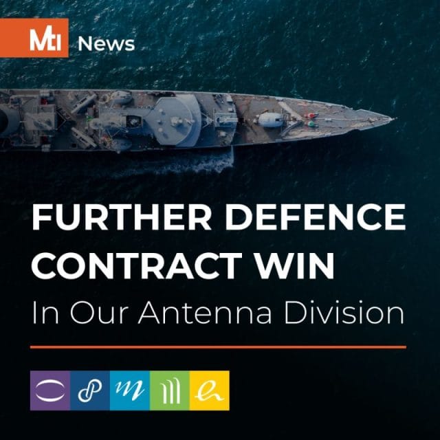 MTI Wireless Edge is pleased to announce a further defence contract win